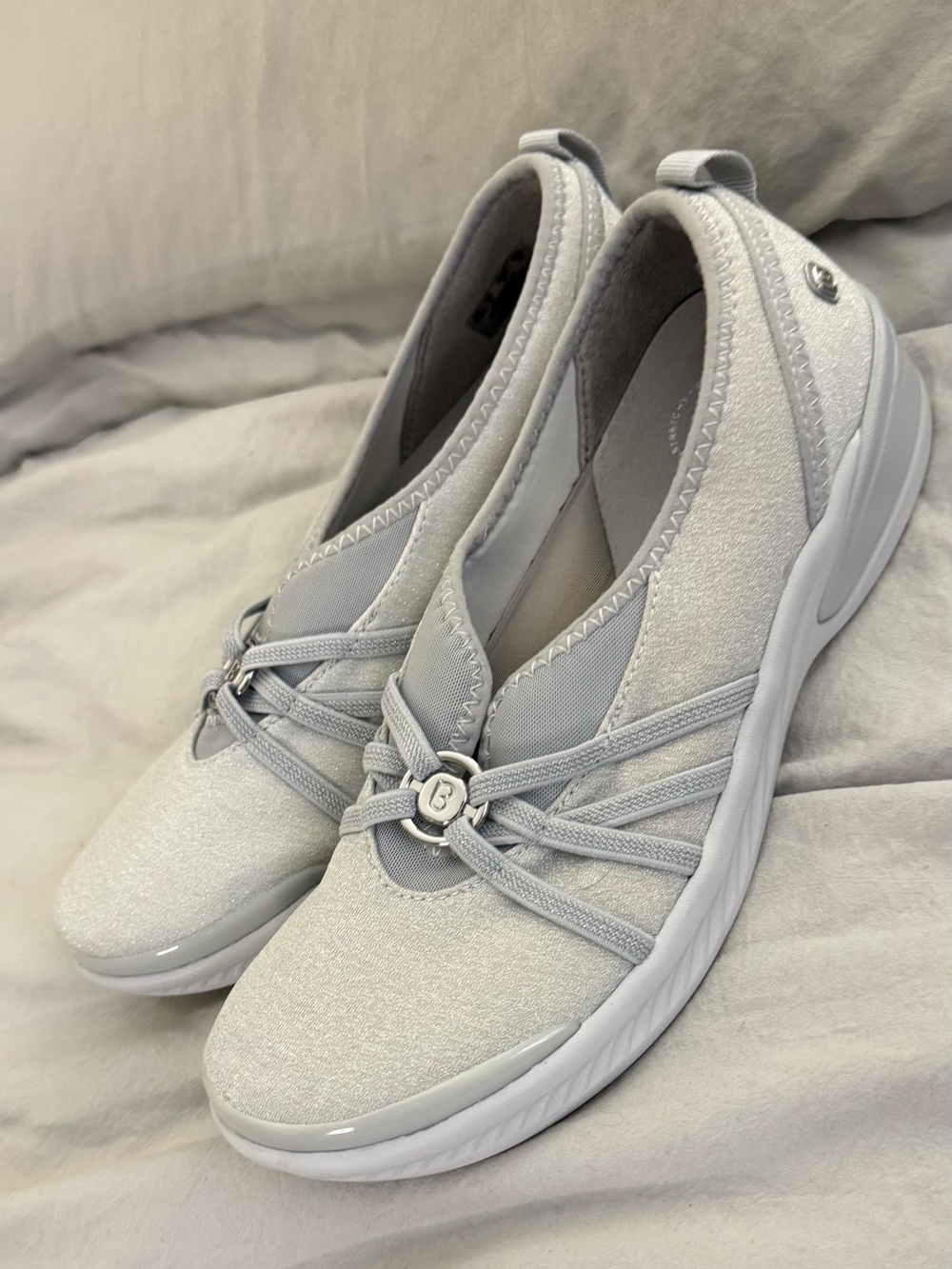 BZees For Lifestride Womens Niche Slip-On Flats - Size 10